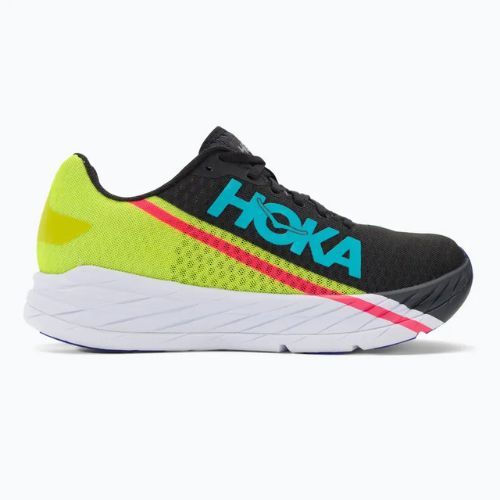 HOKA running shoes Rocket X black/evening primrose