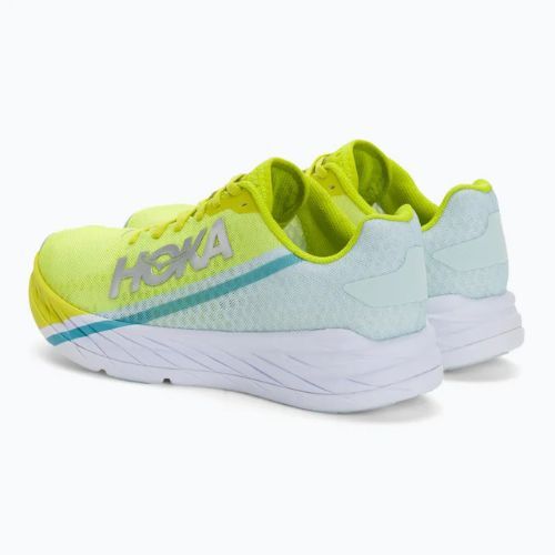 HOKA running shoes Rocket X blue glass/evening primrose