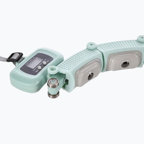 Hula hop with weight and counter HMS HHM14 green