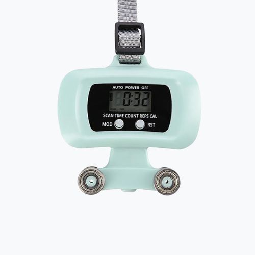 Hula hop with weight and counter HMS HHM14 green