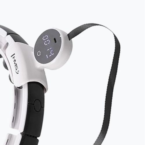 Hula hop with weight and counter HMS HHM16 white