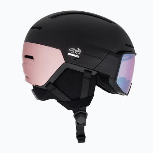 Salomon Driver Pro Sigma S2 black/rose/gold ski helmet
