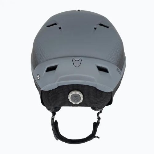 Salomon Pioneer LT Visor S2 ebony/red ski helmet