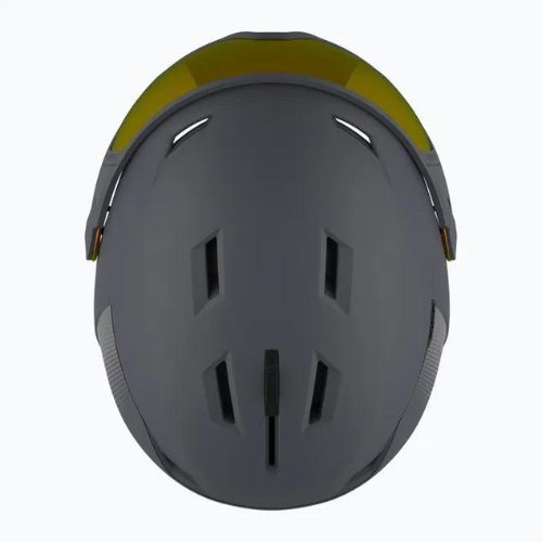 Salomon Pioneer LT Visor S2 ebony/red ski helmet