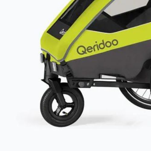 Qeridoo bike trailer Sportrex 2 new lime green