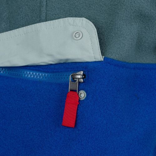 Patagonia Synch Anorak fleece sweatshirt passage blue
