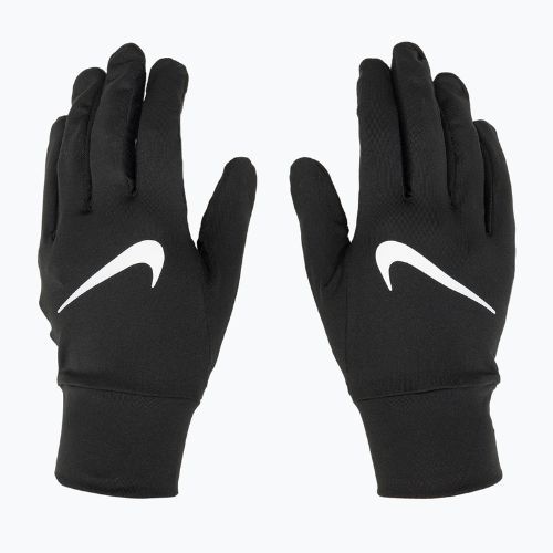 Men's running gloves Nike Accelerate RG black/black/silver