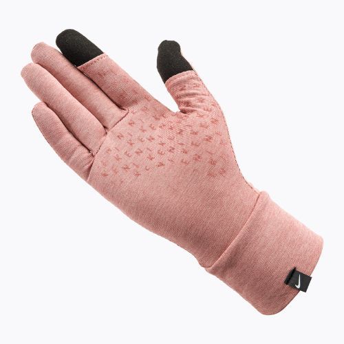 Women's running gloves Nike Fleece RG red stardust/red stardust/silver
