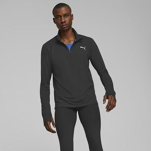 Men's running sweatshirt PUMA Run Favorite 1/4 Zip black