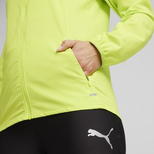 Women's running jacket PUMA Run Elite Ultraweave lime pow