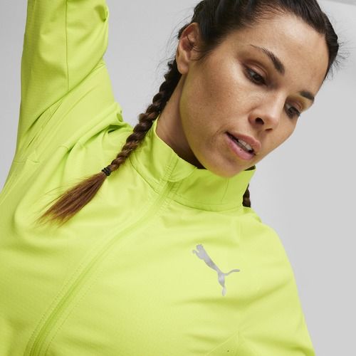 Women's running jacket PUMA Run Elite Ultraweave lime pow