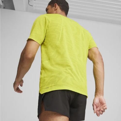 Men's PUMA Run Ultraspun green running shirt