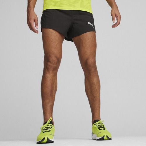 Men's PUMA Run Ultraweave Velocity 3" Split black running shorts