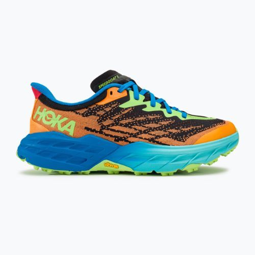 Men's running shoes HOKA Speedgoat 5 solar flare/diva blue