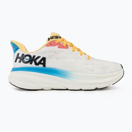 Women's running shoes HOKA Clifton 9 blanc de blanc/swim day