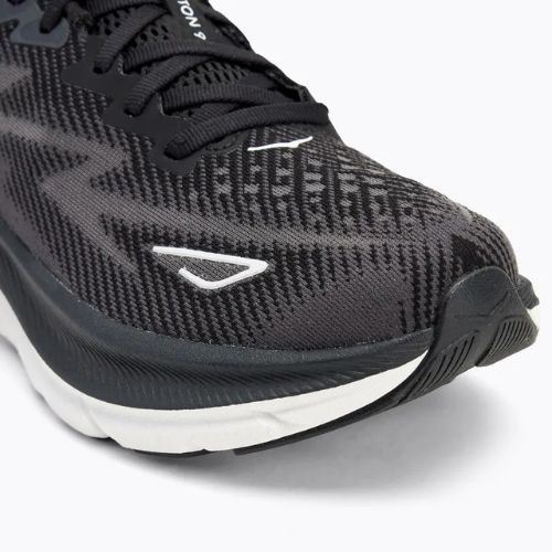 Women's running shoes HOKA Clifton 9 black/white