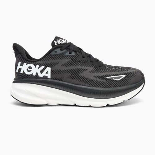 Women's running shoes HOKA Clifton 9 black/white