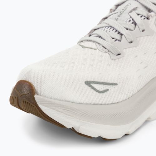 Women's running shoes HOKA Clifton 9 nimbus cloud/white