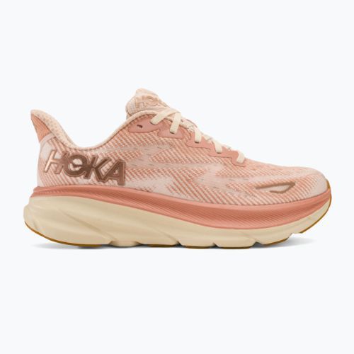 Women's running shoes HOKA Clifton 9 sandstone/cream