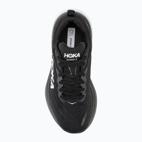 Women's running shoes HOKA Bondi 8 black/white