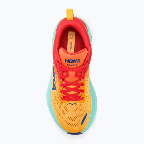 Women's running shoes HOKA Bondi 8 cerise/cloudless