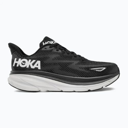 Men's running shoes HOKA Clifton 9 Wide black/white