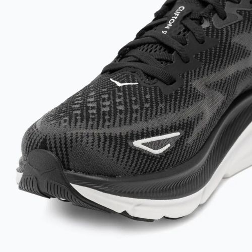 Men's running shoes HOKA Clifton 9 Wide black/white