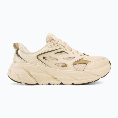 HOKA Clifton L Athletics vanilla/wheat running shoes