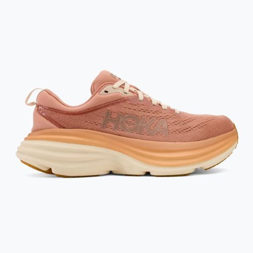 Women's running shoes HOKA Bondi 8 sandstone/cream