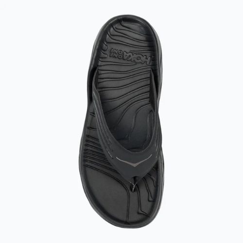 Men's HOKA ORA Recovery Flip Flops black/dark gull gray