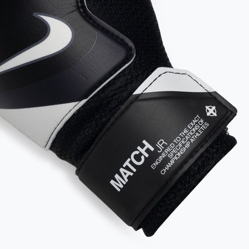 Nike Match children's goalkeeper gloves black/dark grey/white