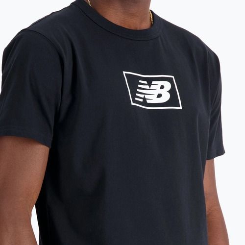 Men's New Balance Essentials Logo black t-shirt
