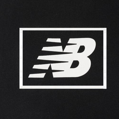 Men's New Balance Essentials Logo black t-shirt