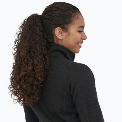 Women's Patagonia Better Sweater Fleece trekking sweatshirt black