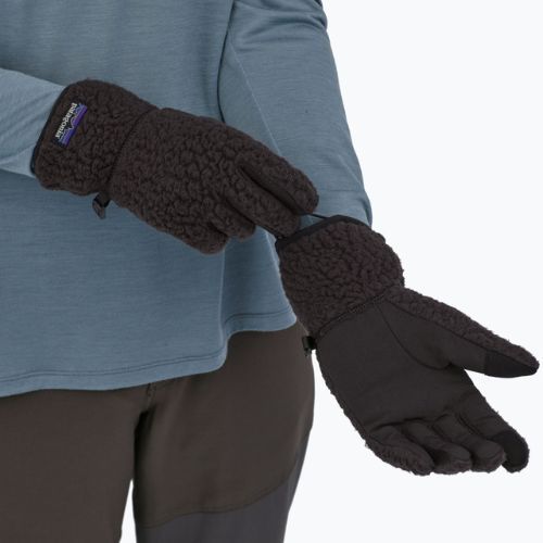 Women's trekking gloves Patagonia Retro Pile Fleece black