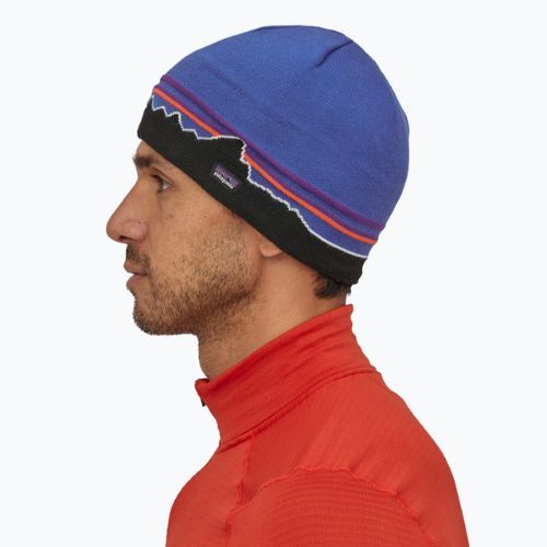 Patagonia winter beanie classic fitz roy/andes blue