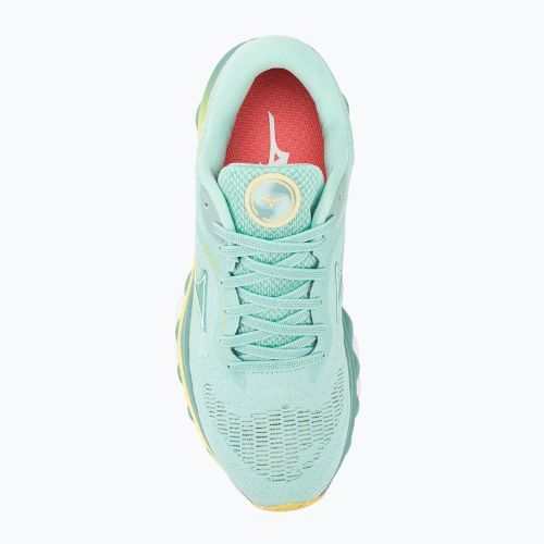 Women's running shoes Mizuno Wave Sky 7 eggshell blue/white/sunshine