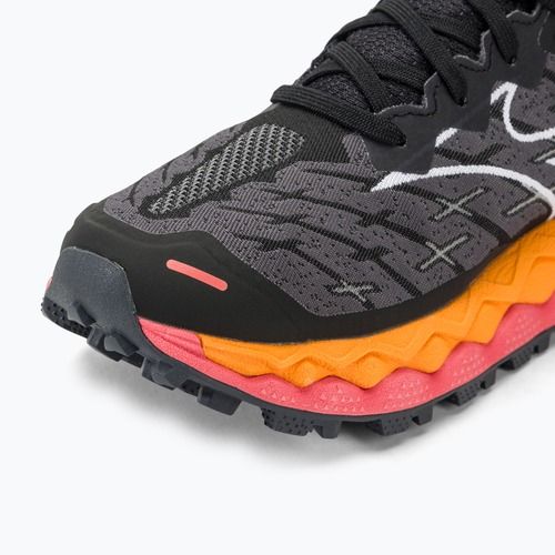 Women's running shoes Wave Mujin 10 black/white/hot coral