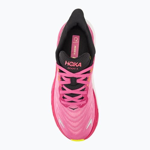 Women's running shoes HOKA Arahi 6 strawberry/black