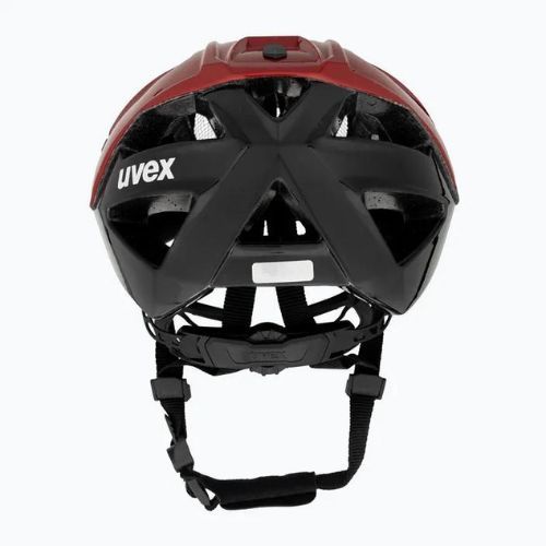 Bike helmet UVEX Quatro ruby red/black