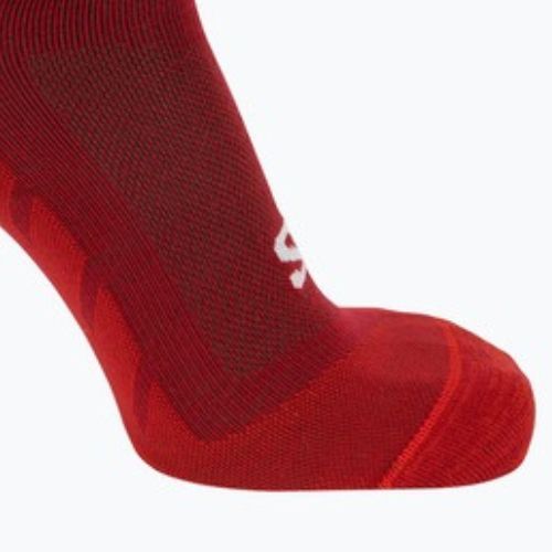Salomon Speedcross Ankle red dahlia/black/poppy running socks