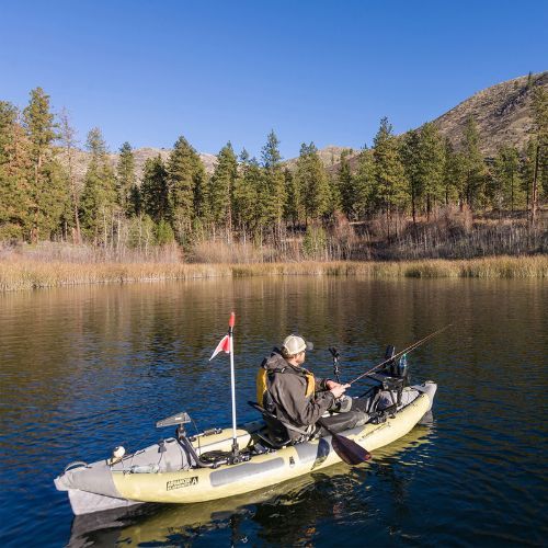 Advanced Elements Strait Edge TM Angler Pro sage/grey 1-person inflatable kayak