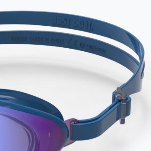 Nike Expanse Mirror court blue swimming goggles