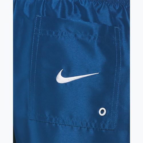 Men's Nike Big Block 7" Volley court blue swim shorts