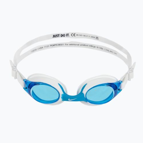 Nike Lil Swoosh Junior swimming goggles white