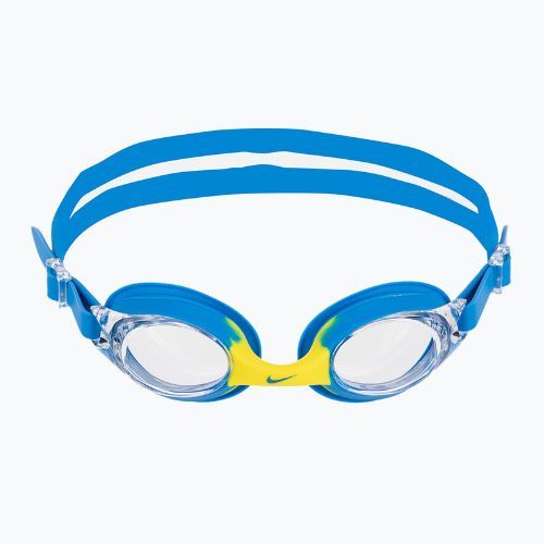 Nike Lil Swoosh Junior swim goggles photo blue