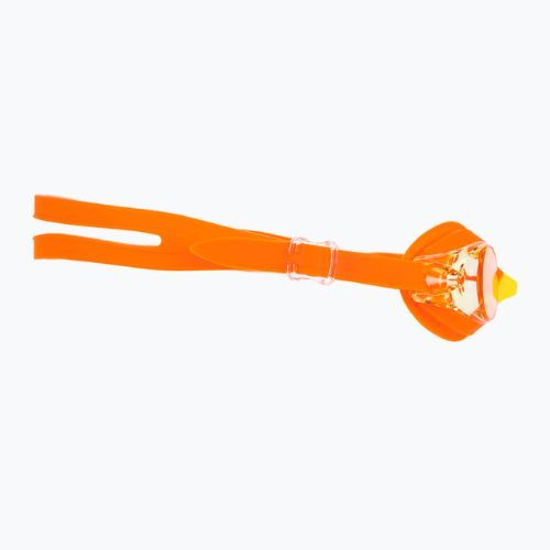 Nike Lil Swoosh Junior safety orange swimming goggles