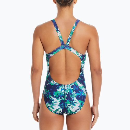 Nike Hydrastrong Solid Fastback women's one-piece swimsuit midnight navy