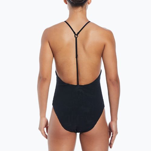 Nike Retro Flow Terry women's one-piece swimsuit black
