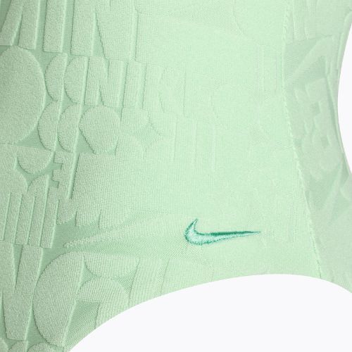 Women's one-piece swimsuit Nike Retro Flow Terry vapor green